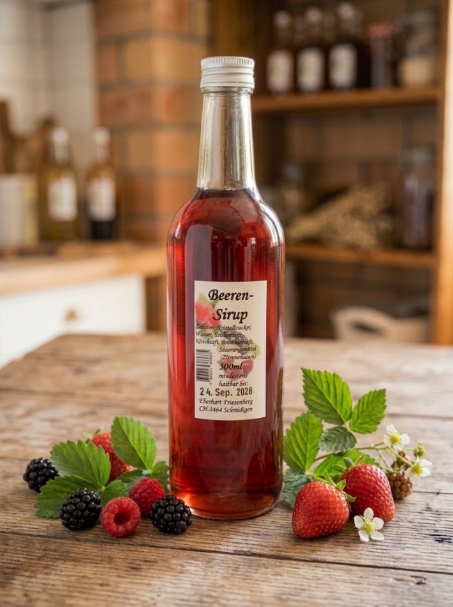 Beeren-Sirup
