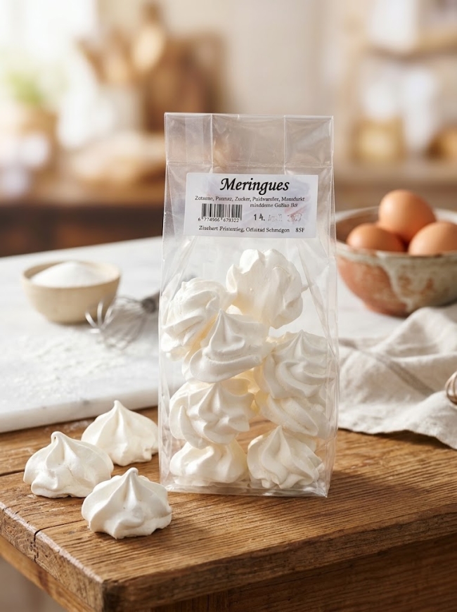 Meringues (8 Stk.) – Luftig-leichter Schweizer Klassiker aus Schmidigen