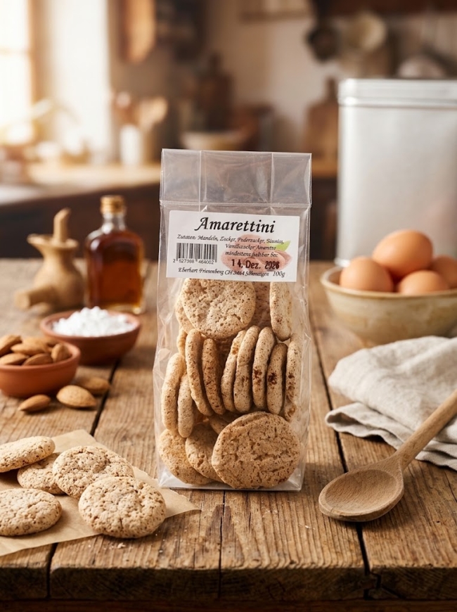 Amarettini (100 g) – Feinstes Mandelgebäck