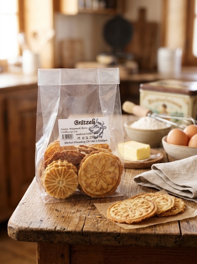 Brätzeli (150 g) – Traditionelles Berner Buttergebäck