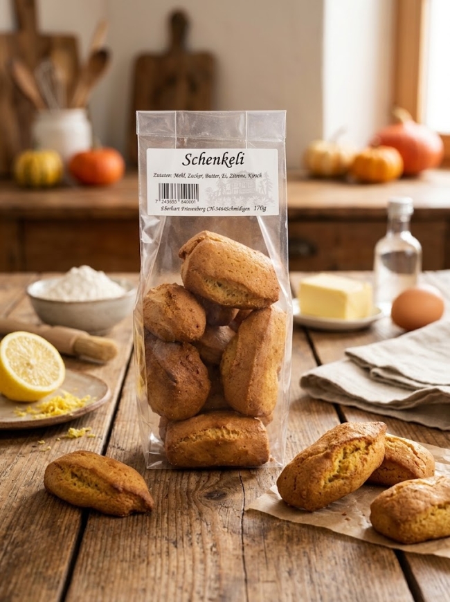 Schenkeli (170 g) – Traditionelles Schweizer Festtagsgebäck