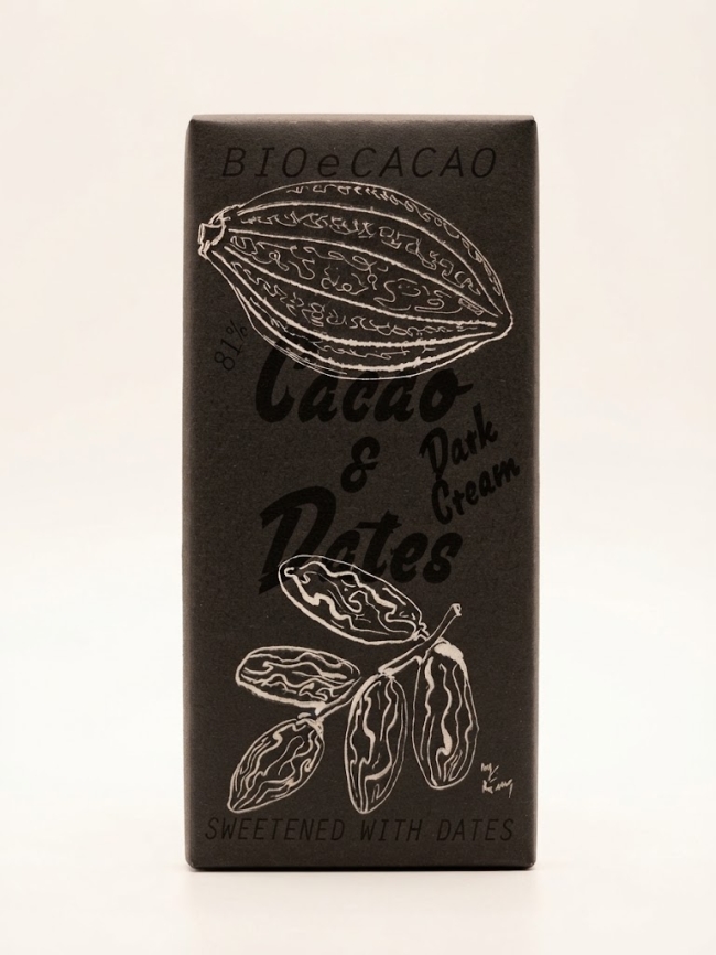 Bio e Cacao – Dunkle Schokolade 81 % «Cacao & Dates Dark Cream»